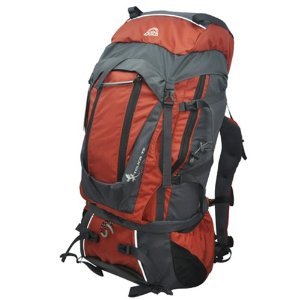 Doite 6632 户外登山包 75L 专业户外用 轻量登山包 (深灰/铁锈红)-运动户外休闲-亚马逊中国